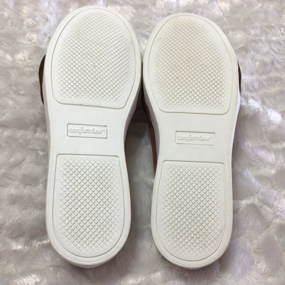 NEW Comfortview Cece Mule Sneaker Slide Cognac 7WW - Picture 7 of 8